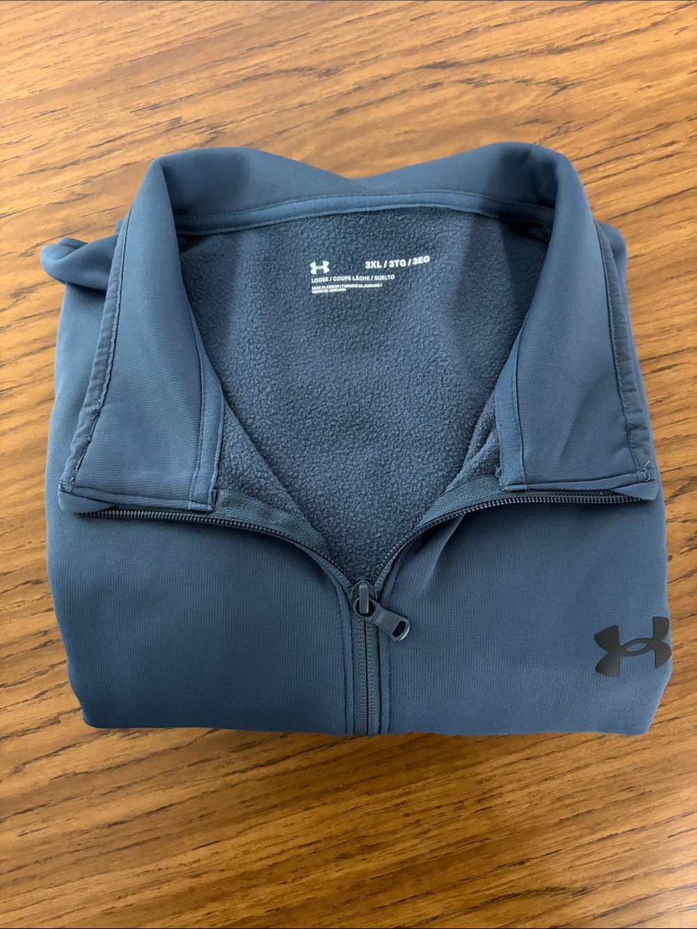 Under Armour Men's Slate Blue 1/4-Zip Performance Pullover